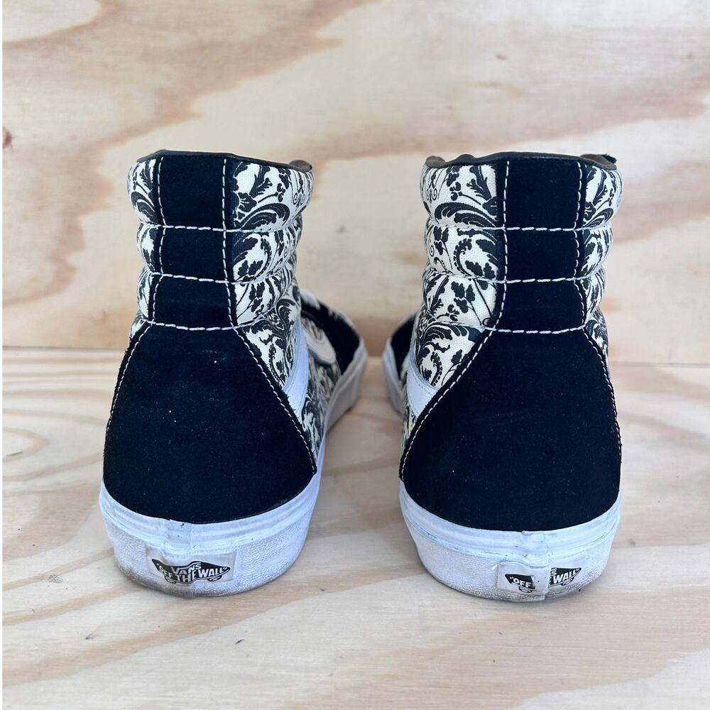 Vans Off The Wall - SK8-Hi Skull Tapestry - Sneakers - Black/White - Men's -11.5 - Picture 6 of 9